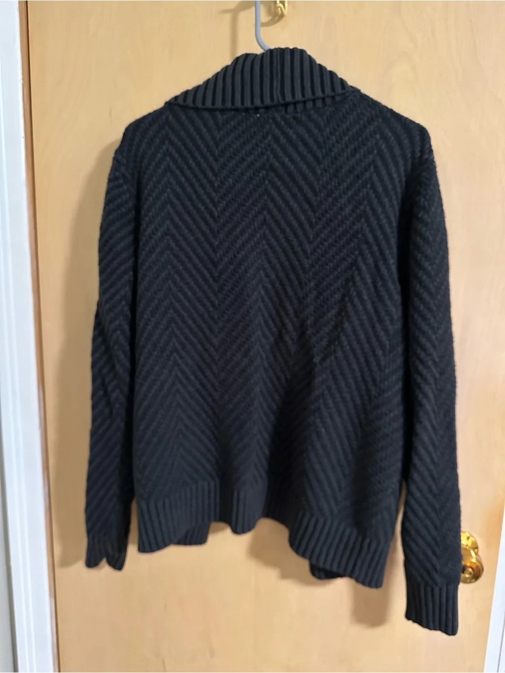 Goodfellow & Co Black Shawl-Collar Knit Cardigan
